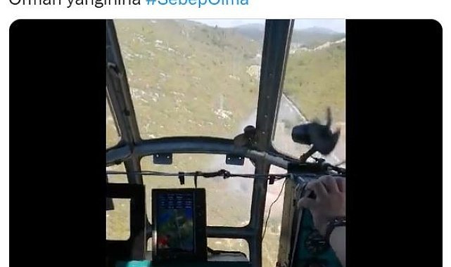 İzmir Çeşme&#039;de çıkan orman yangınına ilk müdahale 5 dakikada yapıldı