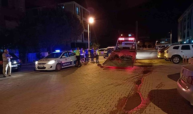 İzmir'de taklalar atarak metrelerce sürüklenen motosikletin sürücüsü öldü