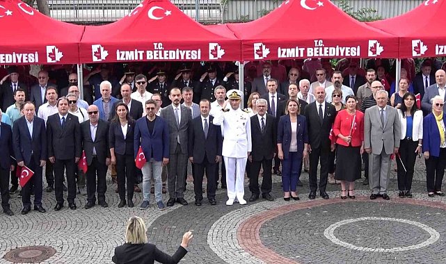 İzmit&#039;in işgalden kurtuluşunun 101. yılı törenle kutlandı