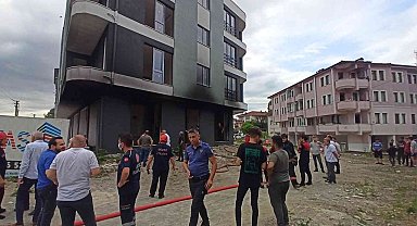 İzolasyon malzemeleri alev alev yandı