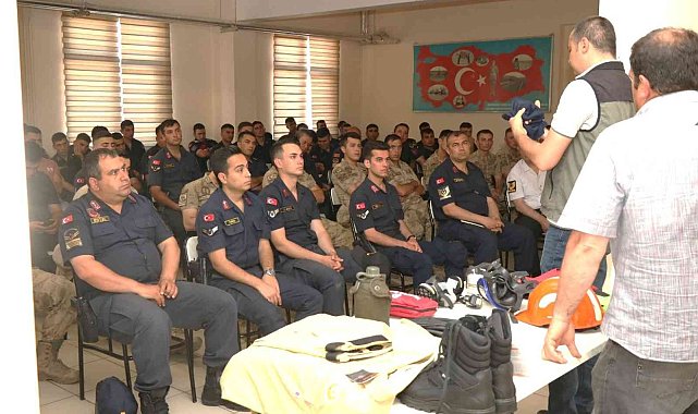 Jandarma personeline 'Orman Yangını' eğitimi