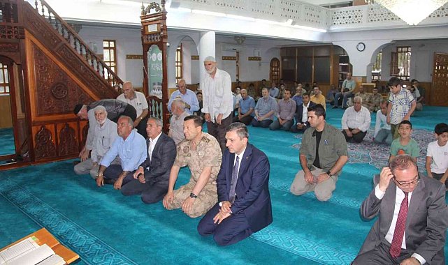 Jandarma şehitler için mevlit okuttu