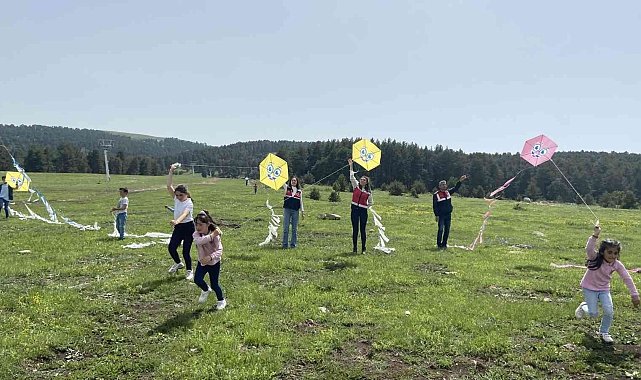 Jandarmanın uçurtma şenliğinden renkli görüntüler