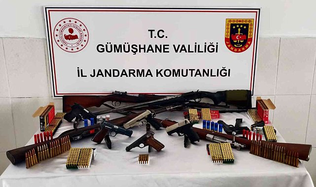 Kaçak silaha bir darbe de Jandarma'dan