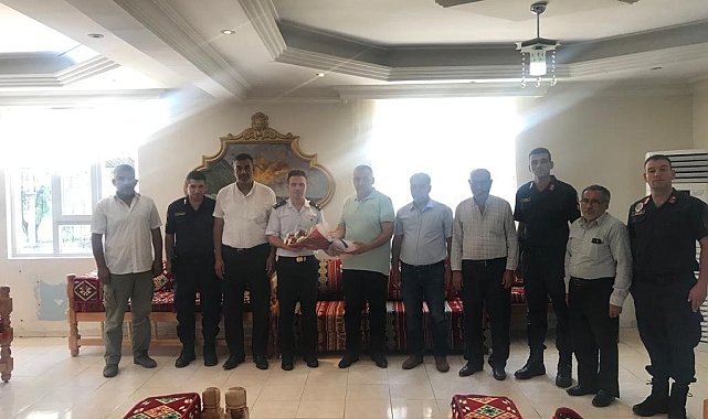 Kahtalı esnaflar İlçe Jandarma Komutanıyla bir araya geldi