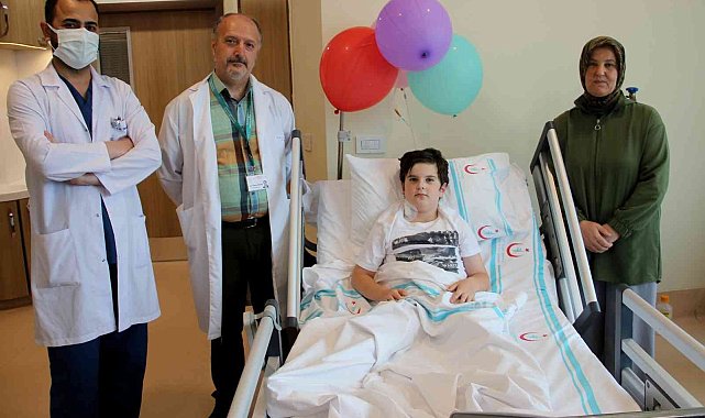 Kalbi delik 9 yaşında ki çocuk, Erzurum Şehir Hastanesi&#039;nde sağlığına kavuştu