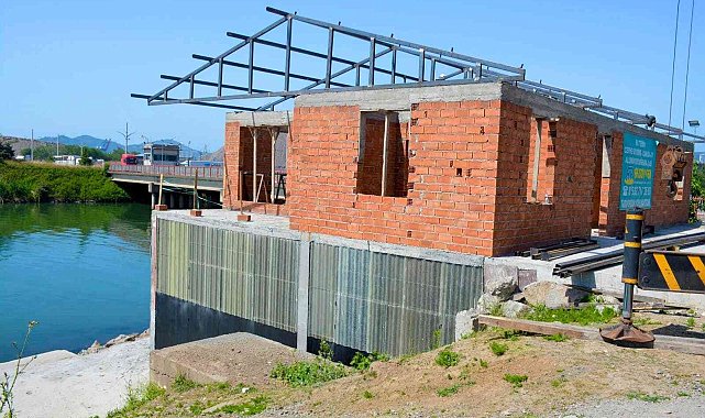 Kano Kürek Kulübü binası inşaatı yapılıyor