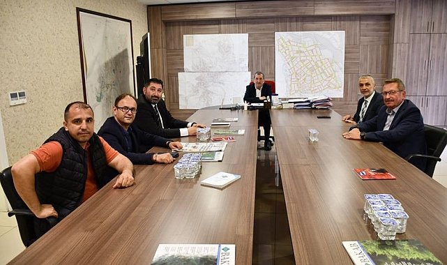 Karabük Gazeteciler Cemiyeti'nden Başkan Vergili'ye ziyaret