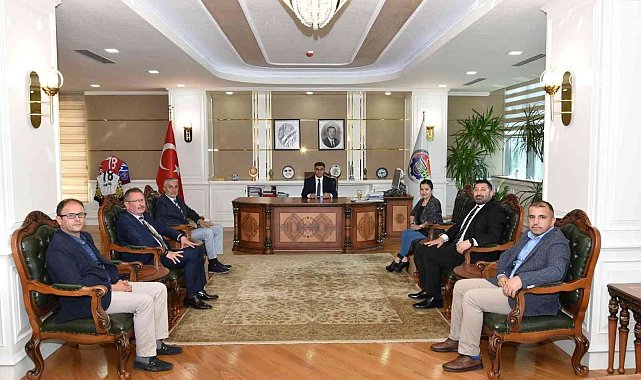 Karabük Gazeteciler Cemiyeti'nden Vali Gürel'e ziyaret