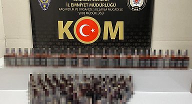 Kargo paketinden 95 şişe kaçak viski ele geçirildi