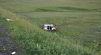 Kars'ta kazada astsubay hayatını kaybetti