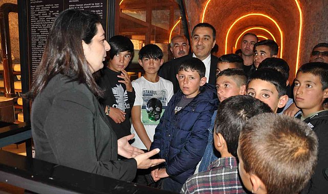 Kars&#039;ta öğrenciler Peynir Müzesi&#039;ni gezdi