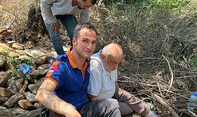 Kaybolan 90 yaşındaki alzheimer hastası AFAD tarafından bulundu