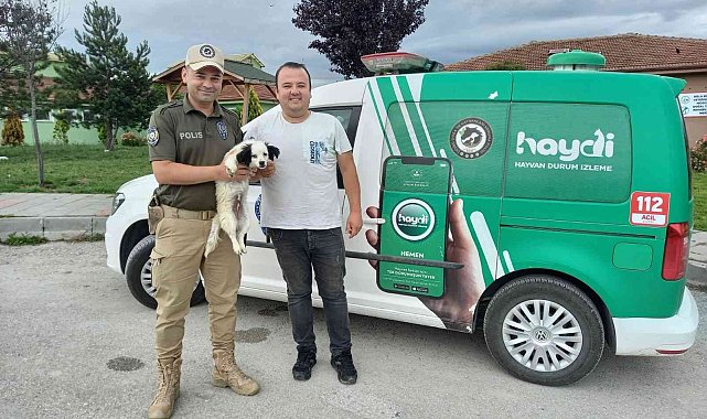 Kaybolan köpeği HAYDİ ekipleri buldu