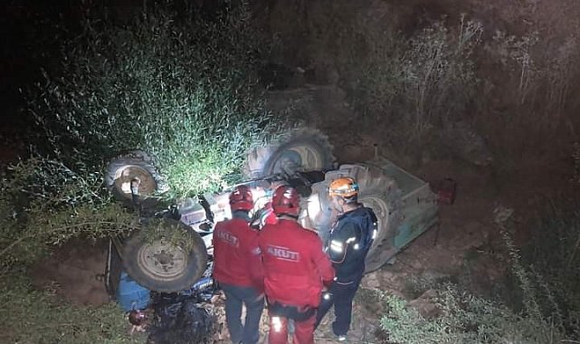 Kayıp yaşlı adam devrilen traktörün altında ölü bulundu