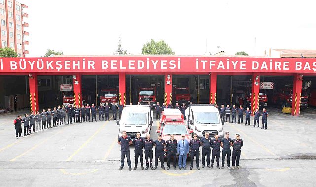 Kayseri'den sel bölgesine personel ve ekipman desteği