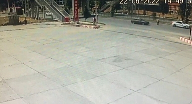 Kazada 18 yaşındaki genç kızın öldüğü anlar güvenlik kamerasında