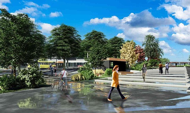 Kent meydanının çehresi değişiyor