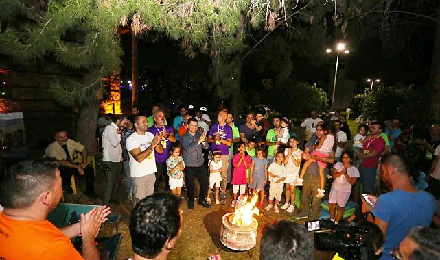 Kepez&#039;de 55 baba, 55 çocuk &#039;Baba Çocuk Kampı&#039;nda buluştu