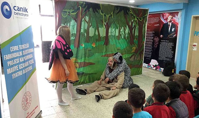 Kırsal mahalle okulları tiyatroyla buluştu