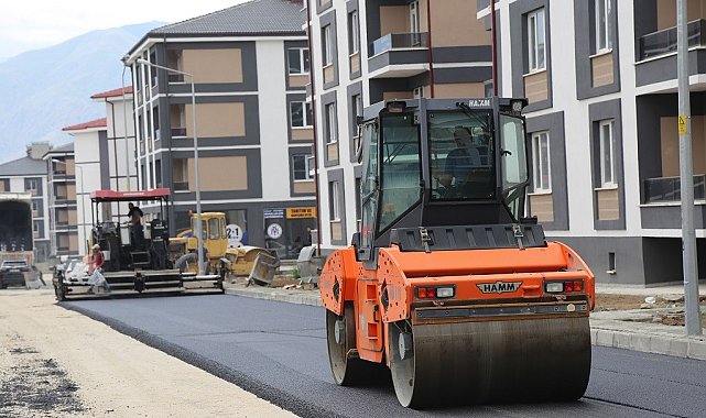 Kızılay Hocabey Kentsel Dönüşüm Projesi&#039;nde asfaltlama çalışmaları