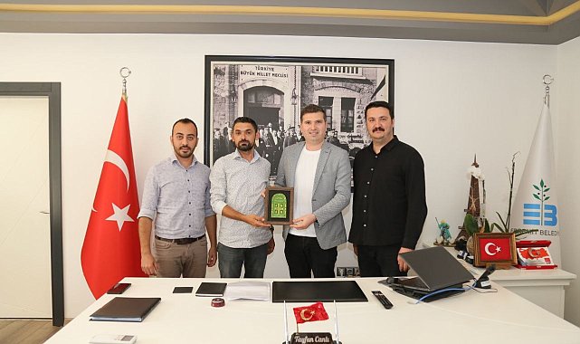 KKTC'li yöneticilerden Tayfun Canlı'ya ziyaret
