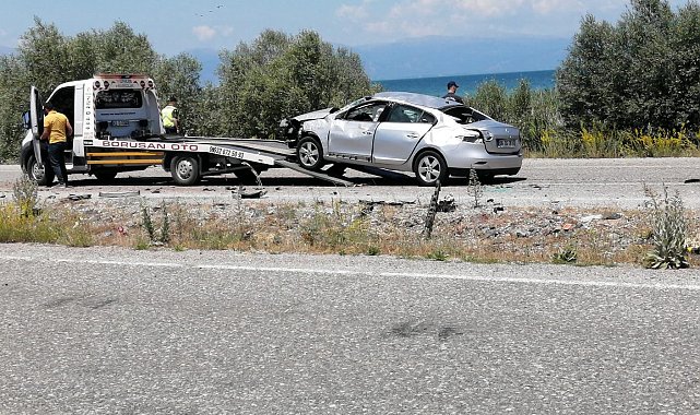Kontrolden çıkan otomobil karşı şeride takla attı: 1 ölü