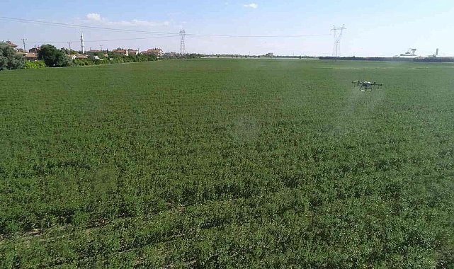 Konya Büyükşehir tarımsal drone teknolojisiyle verimliliği artırıyor