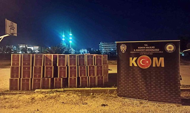 Konya&#039;da 4 milyon 600 adet kaçak makaron ele geçirildi