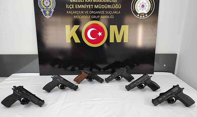 Kovalamaca sırasında araçtan 6 tane silah atan şüpheliler tutuklandı