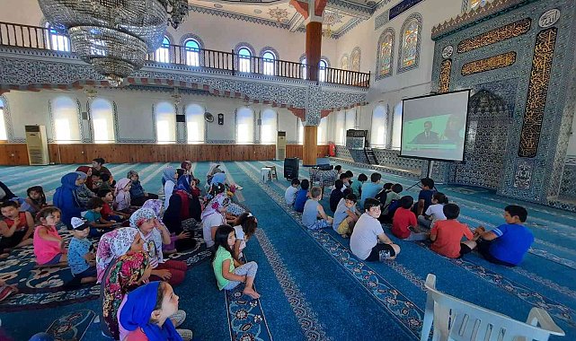 Köyceğiz&#039;de camiler çocuklar ile şenlendi