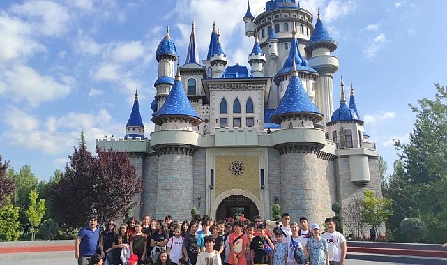 Köyceğizli öğrenciler Masal Şatosu&#039;na hayran kaldı