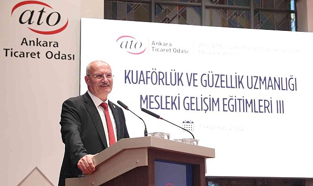 Kuaförlük ve güzellik uzmanlığı mesleki gelişim eğitimleri ATO'da devam ediyor