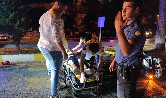 Kuşadası'nda trafik kazası: 1 yaralı