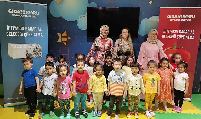 Kütahya Belediyesi Çocuk Bakımevi öğrencilerine, &quot;Gıda Güvenilirliği ve Gıda İsrafı&quot; eğitimi