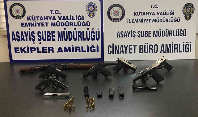 Kütahya'da iş yerine ateş açan saldırganlar yakalandı