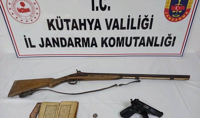 Kütahya'da tarihi eser kaçakçılığı operasyonları