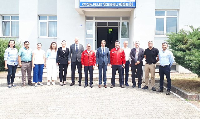 Kutoğlu ve TPAO Heyeti Çaycuma Kampüsünde bir araya geldi