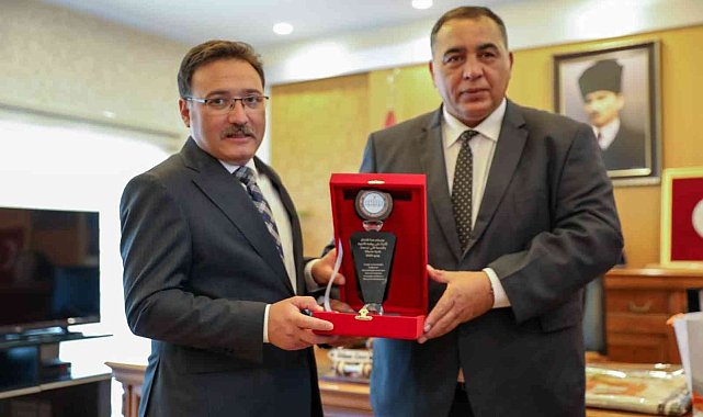 Libya Heyeti&#039;nden Vali Çiçek&#039;e ziyaret