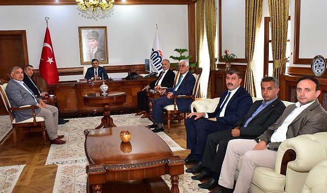 Malatya Ticaret Borsasından Vali Şahin'e ziyaret