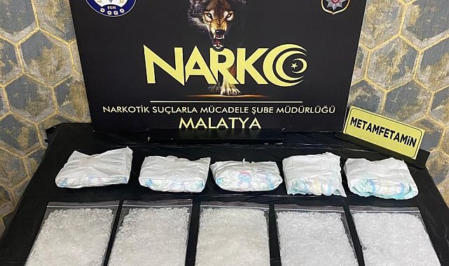 Malatya'da 12 kilogram uyuşturucu ele geçirildi