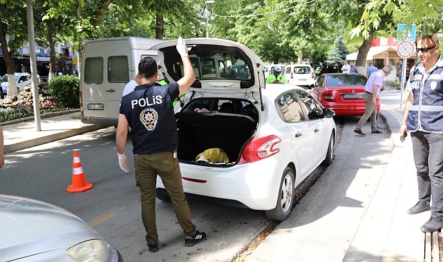 Malatya'da kurallara uymayan 125 araca ceza