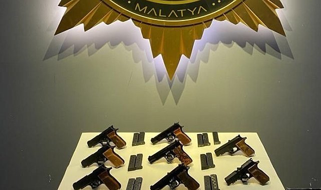 Malatya'da silah ticaretine 2 gözaltı