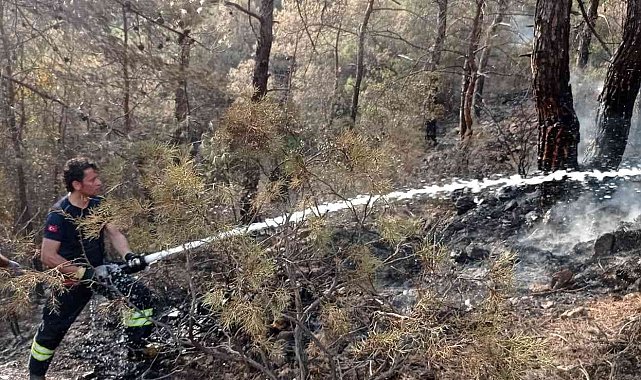 Manisa Büyükşehir İtfaiyesi Marmaris&#039;te görev başında