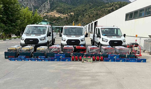 Manisa Büyükşehirden araç ve ekipman yatırımı