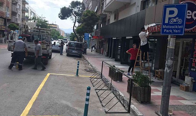 Manisa'da motosiklet ve bisiklet park yerleri arttırılıyor