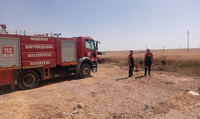 Mardin'de itfaiye ekipleri yangın ihtimaline karşı tetikte