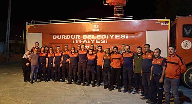 Marmaris yangın ekipleri sevinçle karşılandı