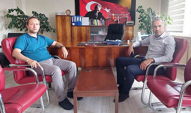 Memur-Sen Kütahya İl Temsilcisi Köse'den, Domaniç İlçe Temsilcisi Aydın'a tebrik ziyareti