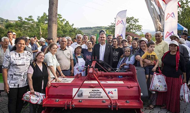 Mersin Büyükşehir Belediyesinden üreticiye çok yönlü destek